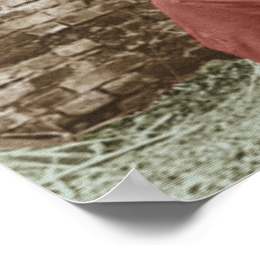 ST DORT ALS JOAN OF ARC. POSTER (Ecke)