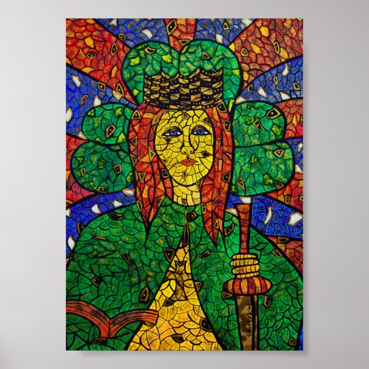 St. Dymphna Poster (Vorne)