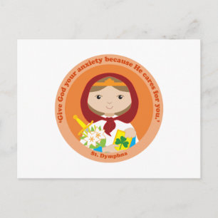 St. Dymphna Postkarte