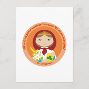 St. Dymphna Postkarte