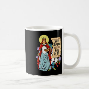 St Dymphna Purity Lily Patron San Mental Health Kaffeetasse
