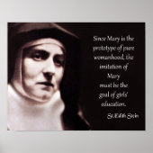 St. Edith Stein Poster (Vorne)