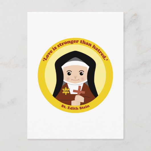 St. Edith Stein Postkarte (Vorderseite)