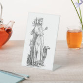 St. Edmund der Märtyrer König der Ostengles Sockelschild (In SItu)