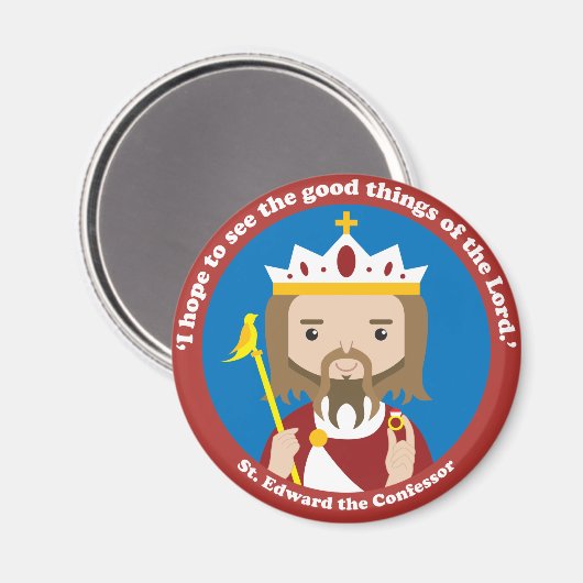 St. Edward der Professor Magnet (Vorderseite/Rückseite)