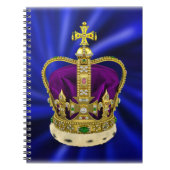 St. Edwards Crown mit Fur Notizblock (Vorderseite)