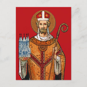 St. Eleutherius von Tournai (Detail; GD 01) Postwa Postkarte