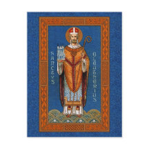 St. Eleutherius von Tournai (GD 01) Postkarte