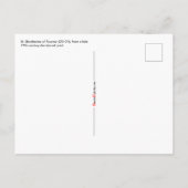 St. Eleutherius von Tournai (GD 01) Postkarte (Rückseite)