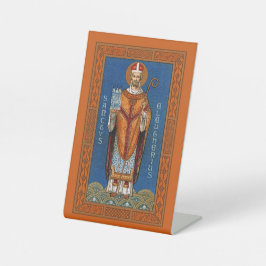 St. Eleutherius von Tournai (GD 01) Sockelschild