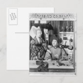 St. Eligius als Goldschmied Postkarte (Vorne/Hinten)