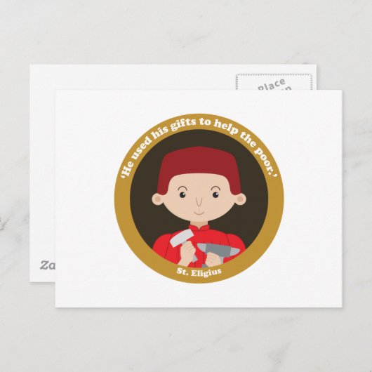 St. Eligius Postkarte (Vorne/Hinten)