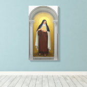 St. Elisabeth der Dreifaltigkeit Katholische Karme Leinwanddruck (Insitu (Holzboden))