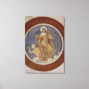 St. Elisabeth, die ihr Coat einem Beggar gibt Leinwanddruck