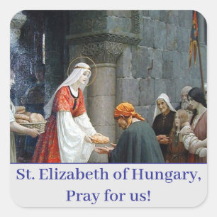 St. Elisabeth of Hungary Classic Round Sticker