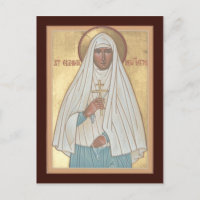 St. Elisabeth the New Martyr Prayer Card