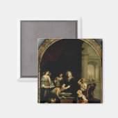 St. Elisabeth von Ungarn Magnet (Vorderseite/Rückseite)