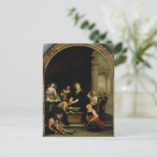 St. Elisabeth von Ungarn Postkarte (Stehend Vorderseite)