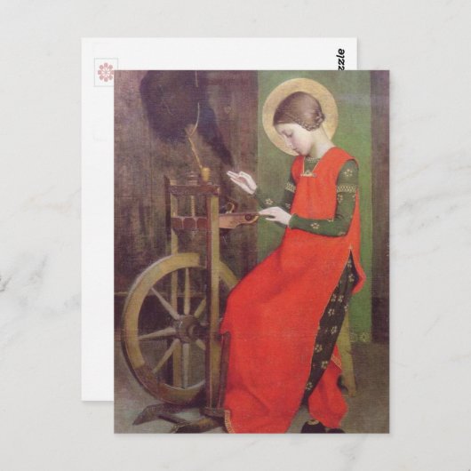 St. Elisabeth von Ungarn Postkarte (Vorne/Hinten)