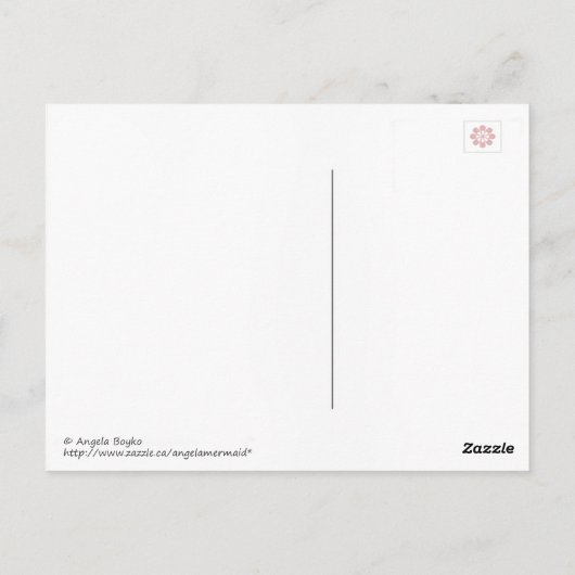 St. Elisabeth von Ungarn Postkarte (Rückseite)