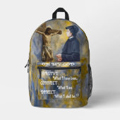 St Elizabeth Ann Seton Catholic Saint Bedruckter Rucksack (Vorderseite)