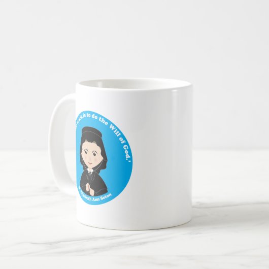 St. Elizabeth Ann Seton Kaffeetasse (Vorderseite Links)