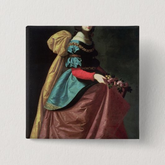 St. Elizabeth von Portugal 1640 Button (Vorderseite)