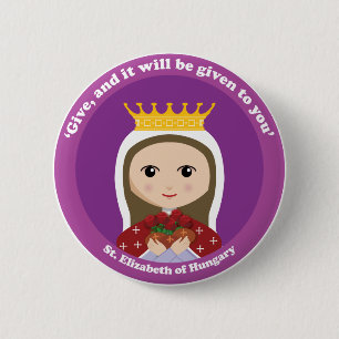 St. Elizabeth von Ungarn Button