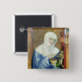 St. Elizabeth von Ungarn Button (Vorne & Hinten)