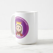 St. Elizabeth von Ungarn Kaffeetasse (Vorderseite Links)