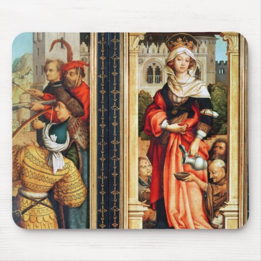 St. Elizabeth von Ungarn Mousepad (Vorne)