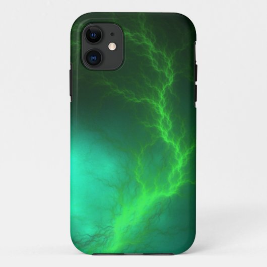 St. Elmo's Fire Fraktal Abstrakt Case-Mate iPhone Hülle (Rückseite)