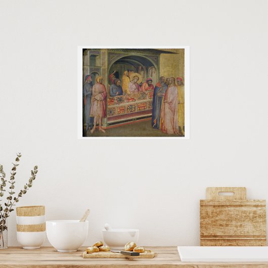 St. Eloi in der Silberschmiede Poster (Küche)