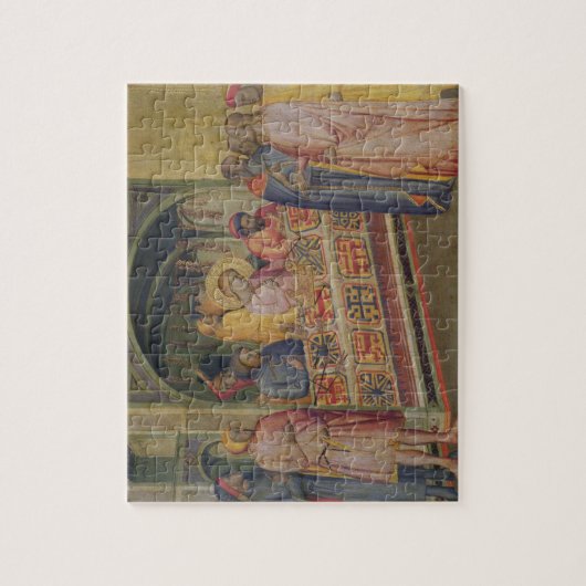 St. Eloi in der Werkstatt des Silberschmieds Puzzle (Vertikal)