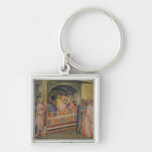 St. Eloi in der Werkstatt des Silberschmieds Schlüsselanhänger
