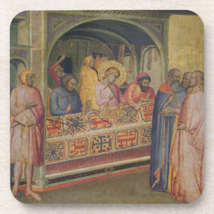 St. Eloi in der Werkstatt des Silberschmieds Untersetzer