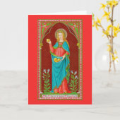 St. Emerentiana von Rom (SAU 36) Karte (Gelbe Blume)