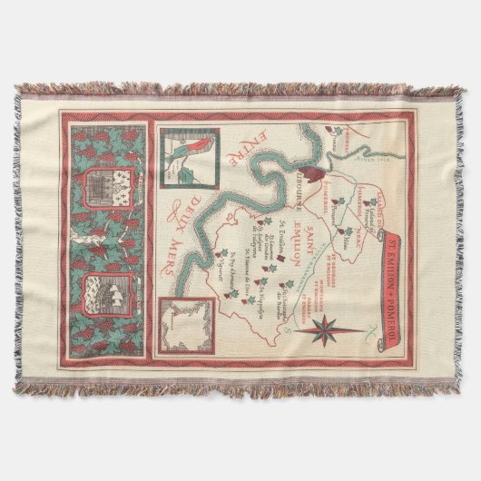  St. Emilion Bordeaux Wine  Decke (Vorderseite)