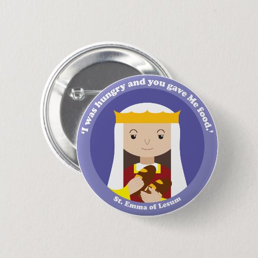 St. Emma von Lesum Button (Vorne & Hinten)