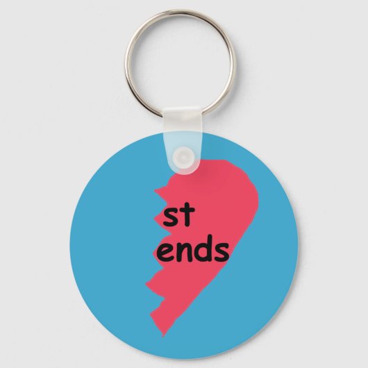 ST ENDS Schlüsselanhänger Half (Vorderseite)