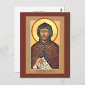St. Ephraim's Prayer Card Postkarte (Vorne/Hinten)