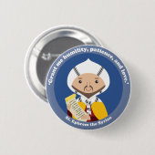 St. Ephrem von Syrien Button (Vorne & Hinten)