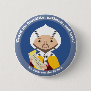 St. Ephrem von Syrien Button