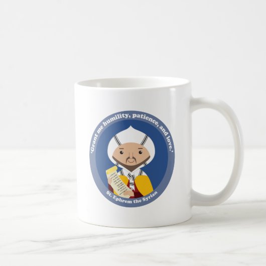 St. Ephrem von Syrien Kaffeetasse (Rechts)