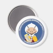 St. Ephrem von Syrien Magnet (Vorderseite/Rückseite)