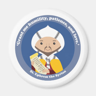 St. Ephrem von Syrien Magnet