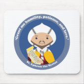 St. Ephrem von Syrien Mousepad (Vorne)