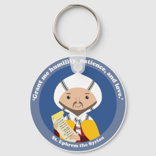 St. Ephrem von Syrien Schlüsselanhänger
