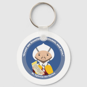 St. Ephrem von Syrien Schlüsselanhänger