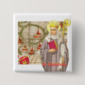 St. Etheldreda (Audrey) (P 003) Knopf Button (Vorderseite)